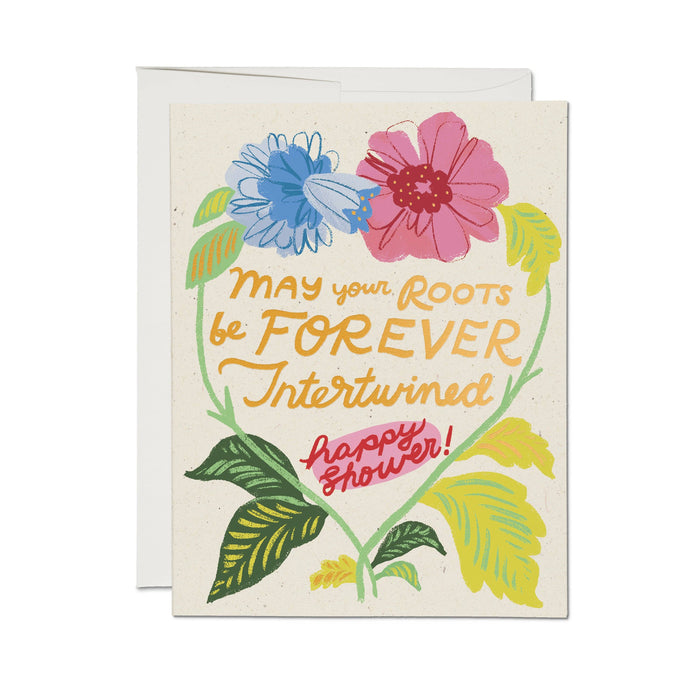 Forever Intertwined greeting card: Single