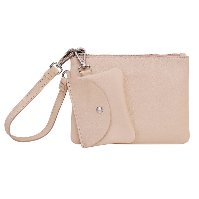 Handcrafted Leather Poetry Pouches: Sky Blue