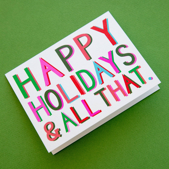 Happy Holidays & All That Note Card: Default Title