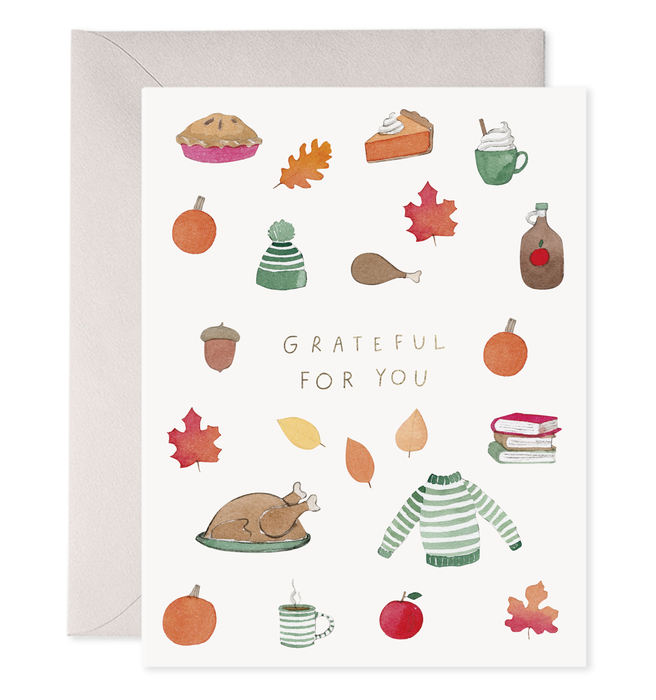 Crisp & Cozy Thanksgiving Card