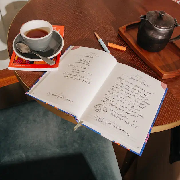 Guided Travel Journal, A5 Hardcover - Follow The Sun