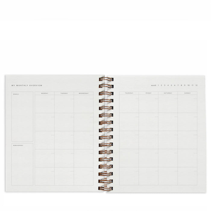 Quarterly Overview Planner | LTD Edition Colors // Undated: Clay
