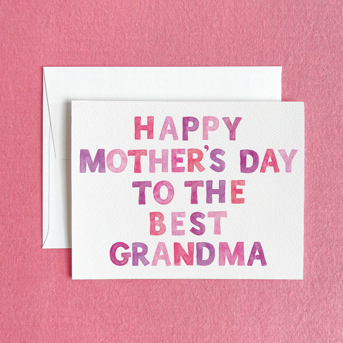 Best Grandma Mother's Day Greeting Card | Card for Grandma