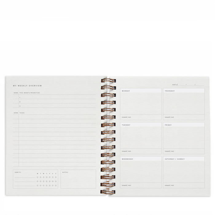 Quarterly Overview Planner | LTD Edition Colors // Undated: Clay