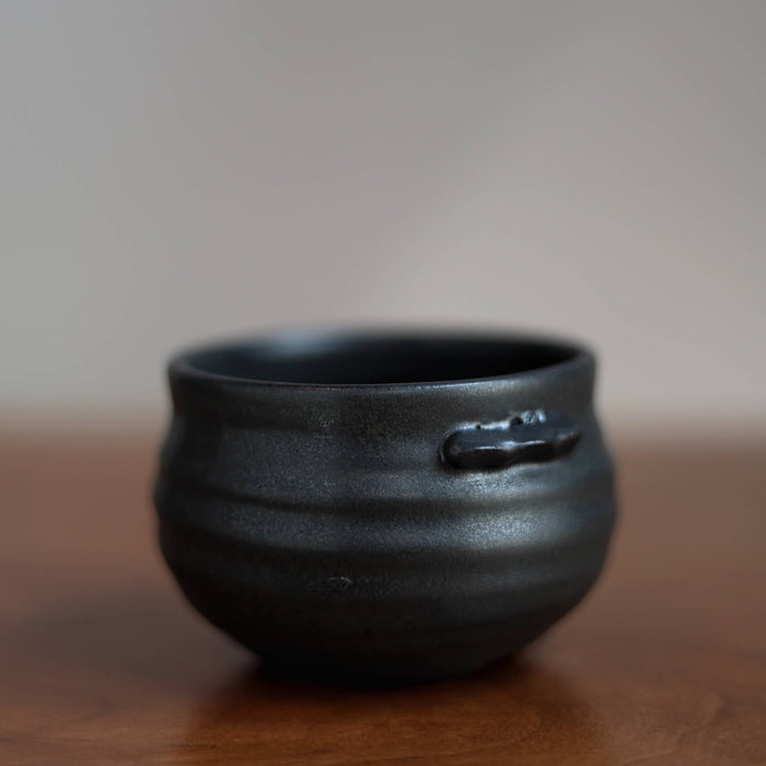 Black Mini Cauldron Bowl | Handmade for Halloween 