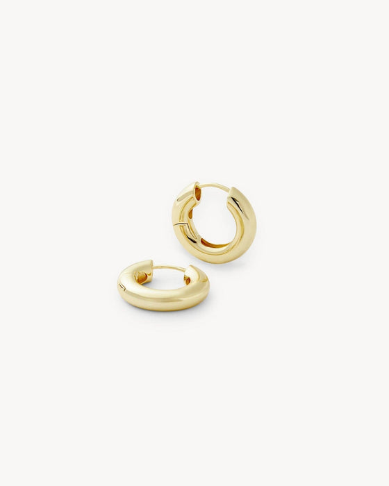 Baby Chunky Hoops in Gold