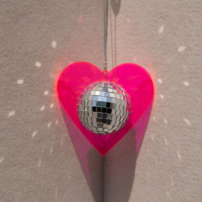 MINI Disco Heart - RED