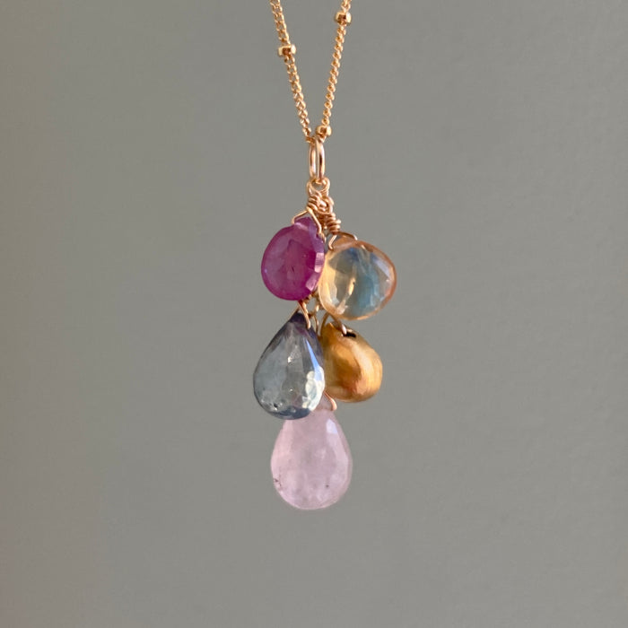 Summer Cluster Necklace