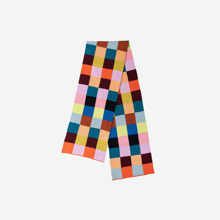 Color Patch Big Scarf: Sport