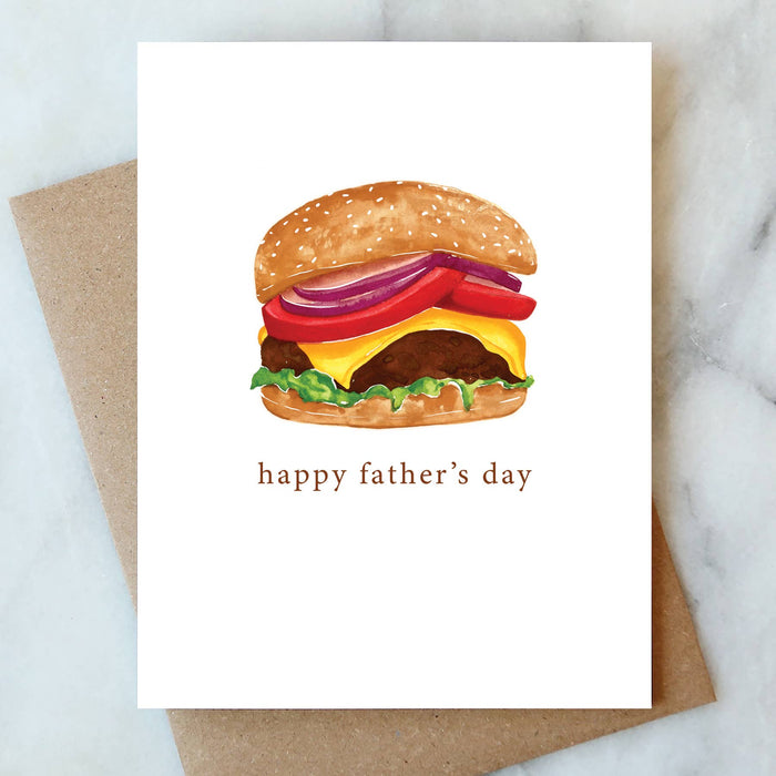 Hamburger Father's Day Card