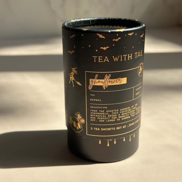 Ghoulflower Halloween Mini Tea Tube Gift (5 Tea Bags)