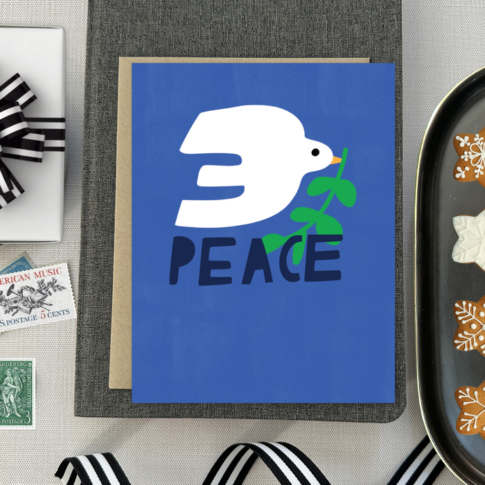 Peace Bird Holiday Card