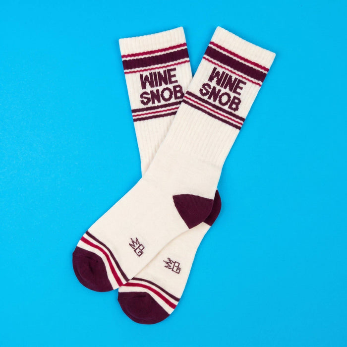 Wine Snob Gym Crew Socks