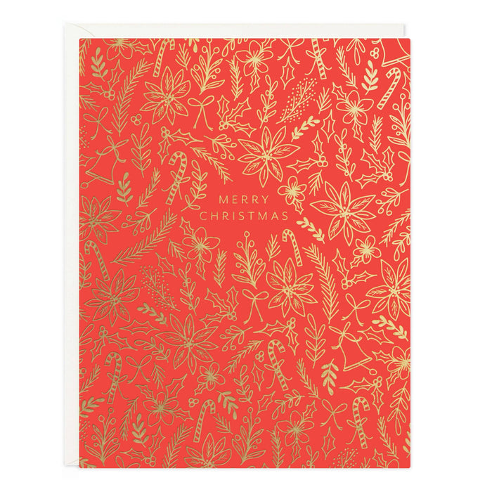 Golden Christmas Card: Single