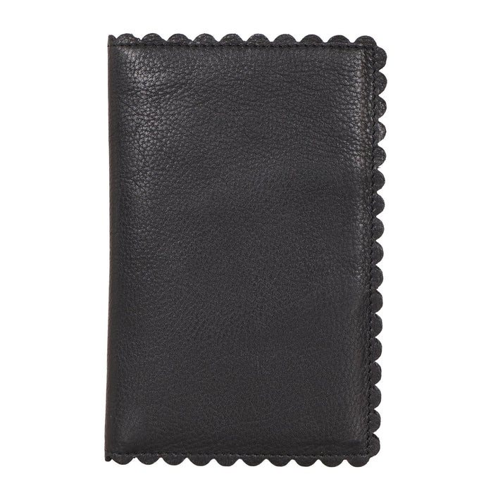Lyla Handcrafted Leather Passport Case: Mint