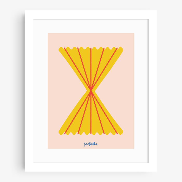 Farfalle Pasta Print: 8"x10"