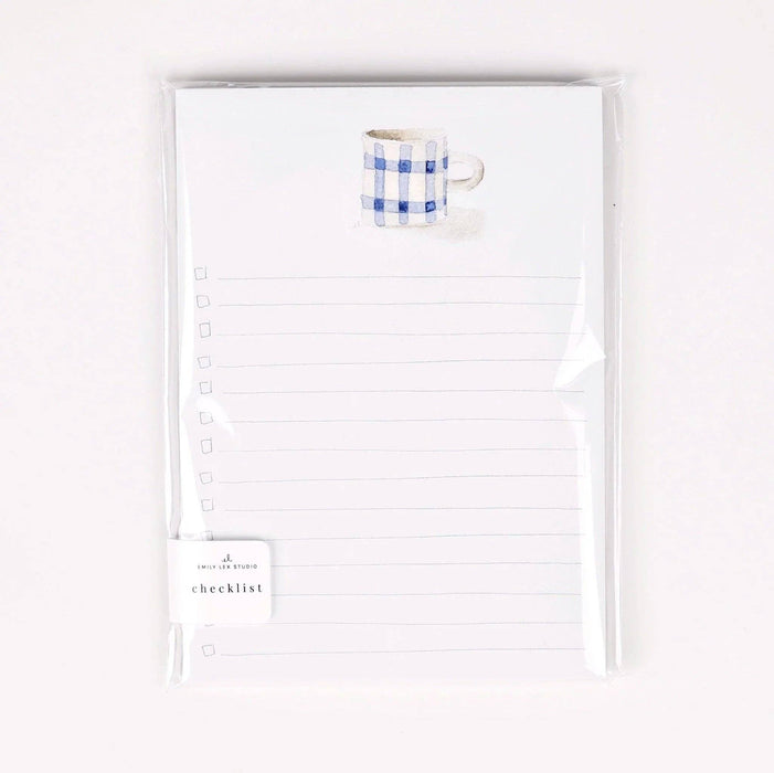Everyday checklist notepad: Bluebird