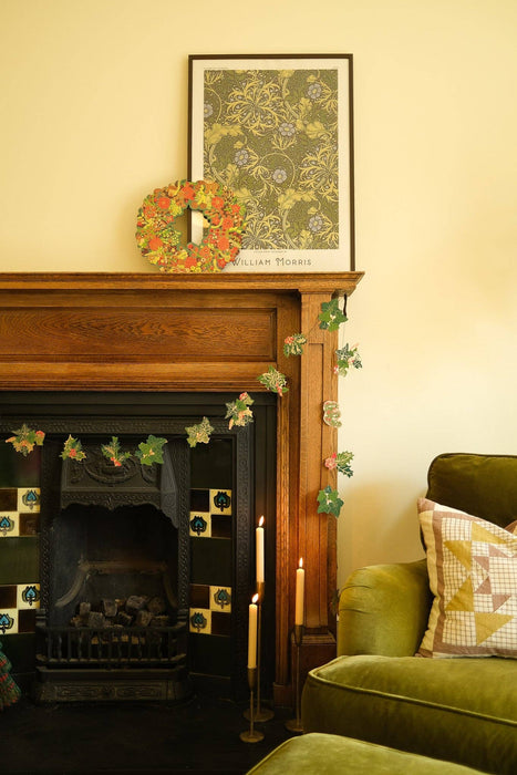 HOLLY AND IVY SEWN GARLAND