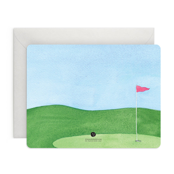 Golf Tee Flat Notes – Boxed Set of 8 Notecards