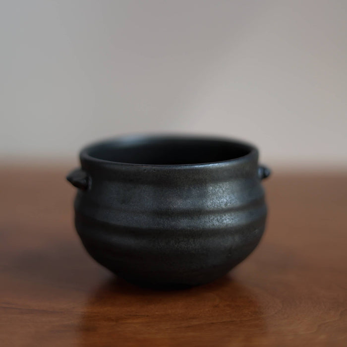 Black Mini Cauldron Bowl | Handmade for Halloween 