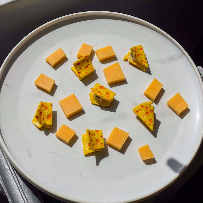 Micro Cheese Hair Claw Clip Set