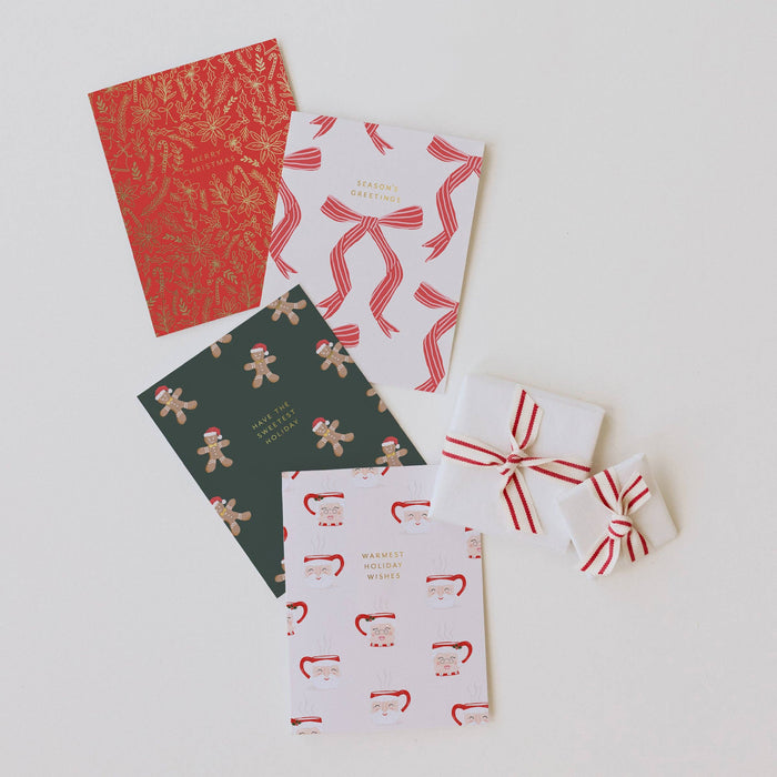 Golden Christmas Card: Single