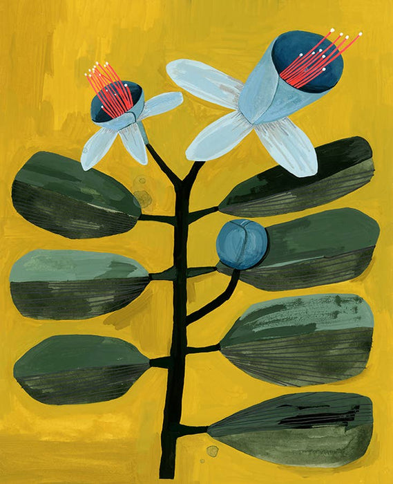 Yellow Flower: 8X10"