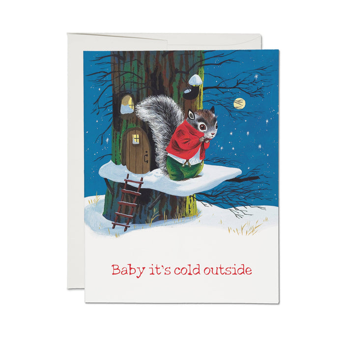 Baby It's Cold greeting card: Single