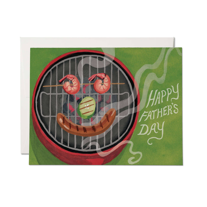 On the Grill greeting card: Single