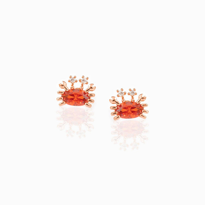 Cutie Crab Studs: Gold