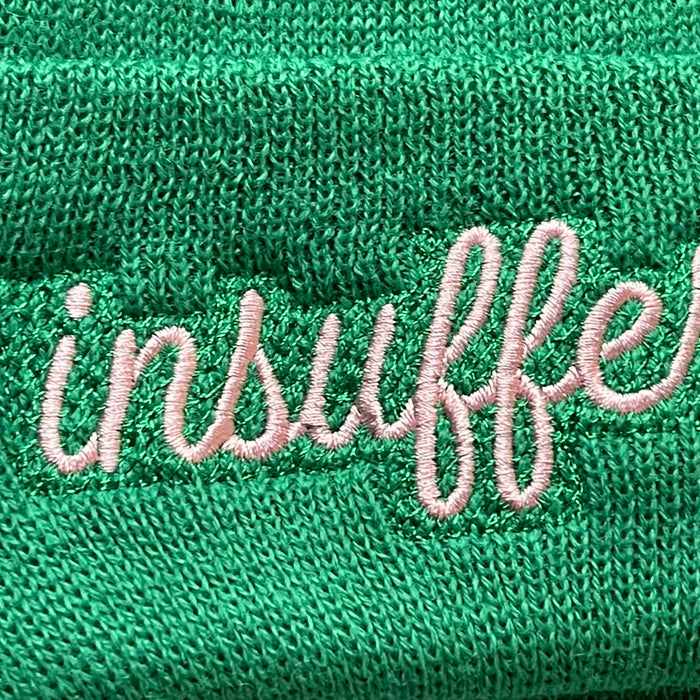 Insufferable knit beanie Winter hat yellow Made in America: Yellow