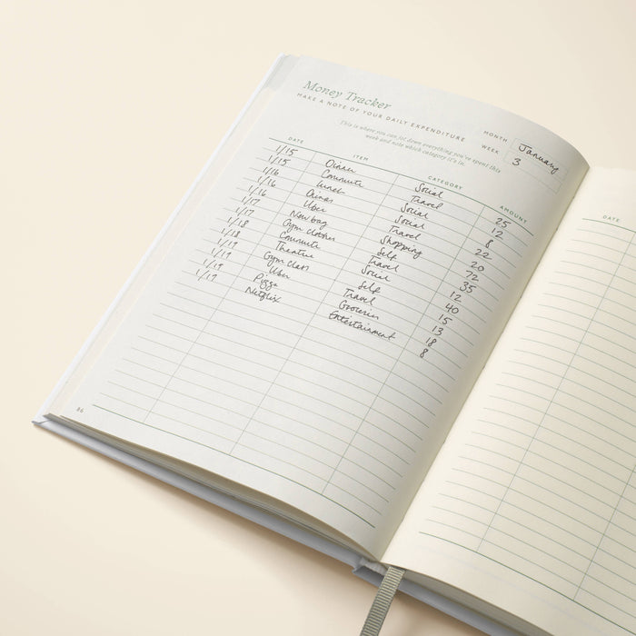 Guided Finance Planner, Foiled A5 Hardcover - Shine