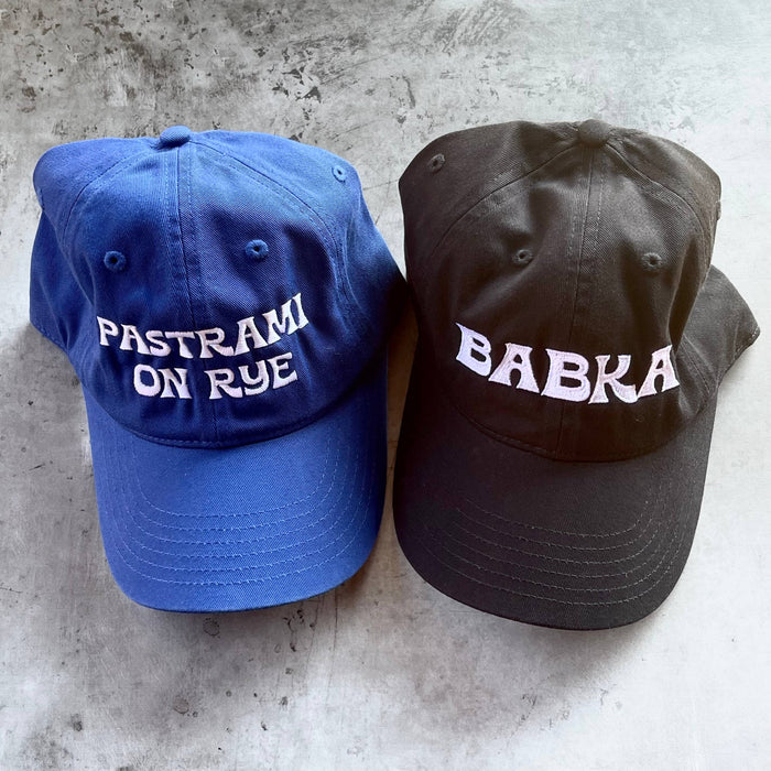 Pastrami on Rye Baseball Cap Unisex Dad Hat Jewish deli