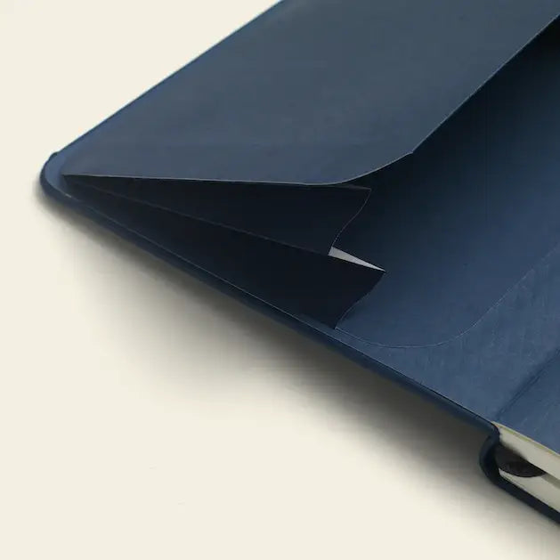 Lined Notebook, PU Leather, Hardcover - Everyday : Green