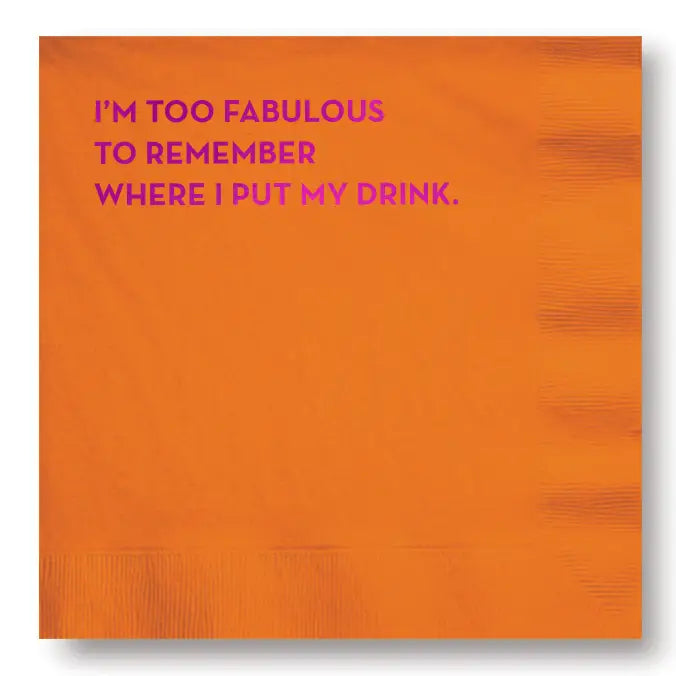 #582 Too Fabulous Cocktail Napkins
