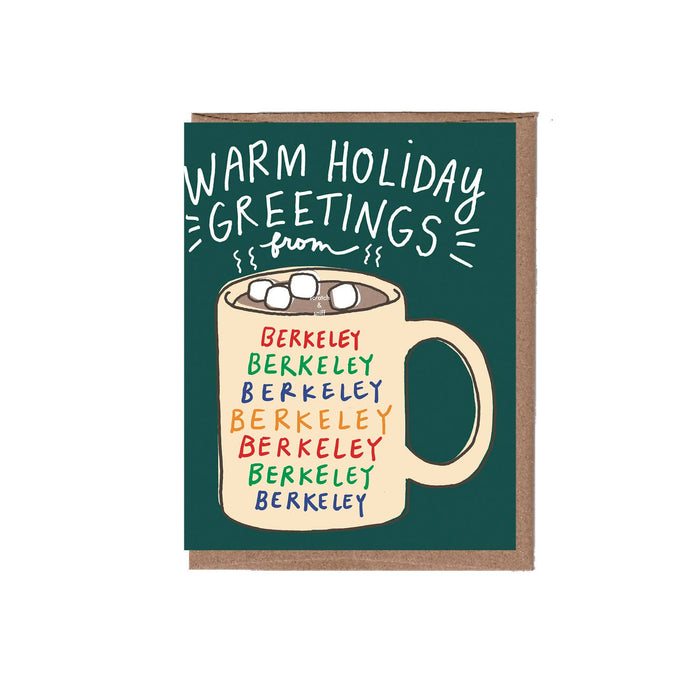 Scratch & Sniff City/State Mug Christmas Greeting Card: Chicago