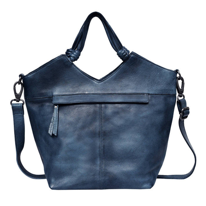 Nash Handcrafted Leather Tote/Crossbody Bags: Oxblood