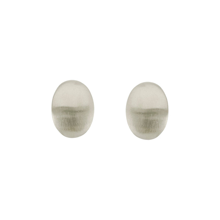 Domed stud earrings: Vermeil
