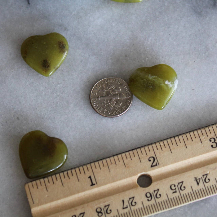 Green Opal 20mm Heart (Crystals & Stones)