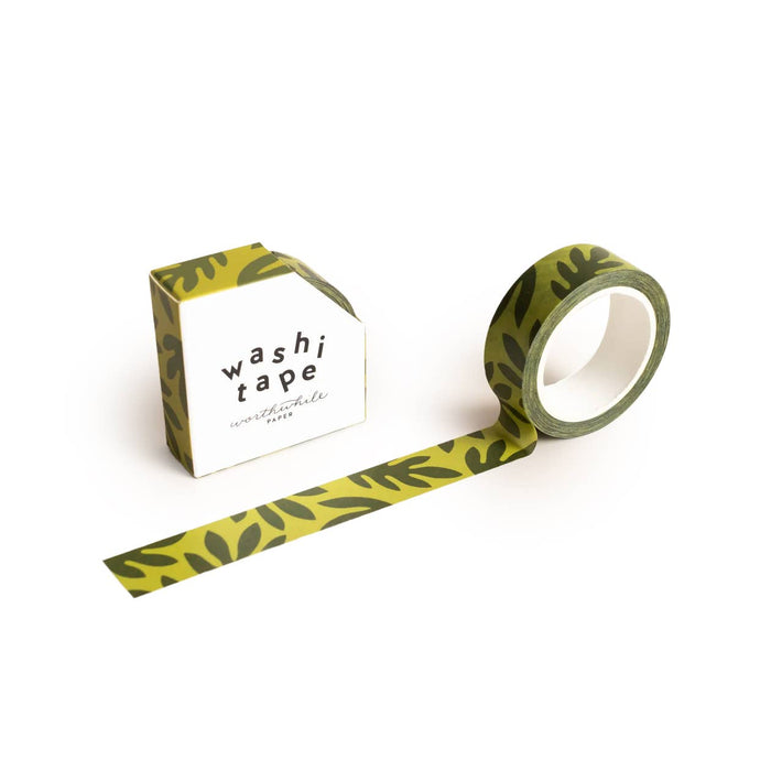 Lush Leaves Pattern Washi Tape