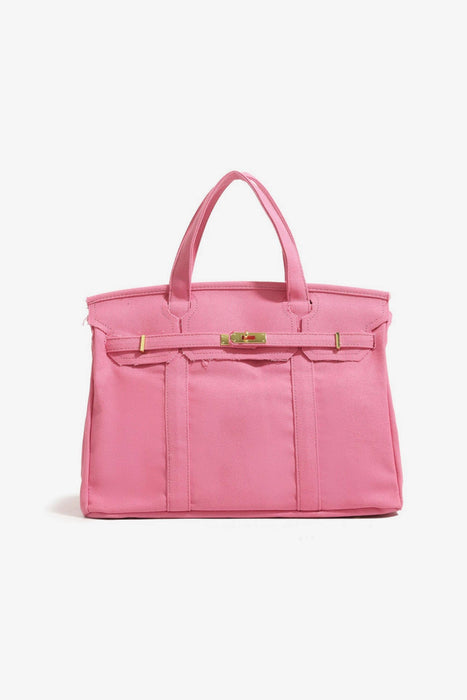 NEW! Premium Pastel Solid Colors Boatkin Boat Canvas Bag: Orange