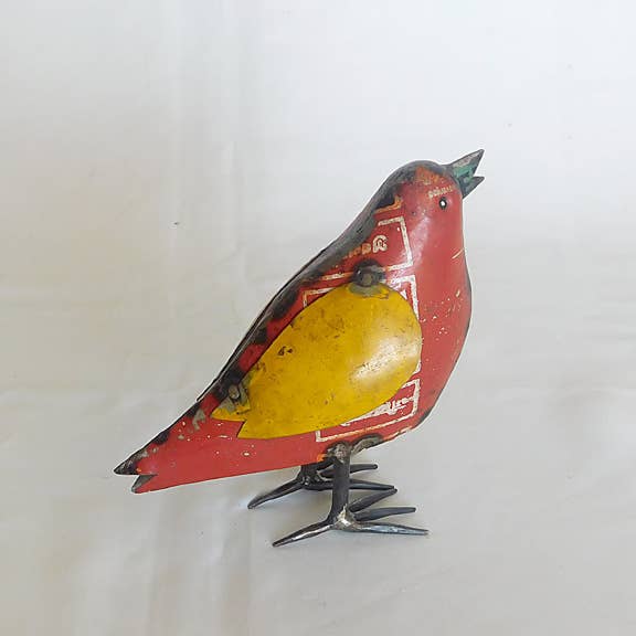 Songbird Recycled Metal Animals