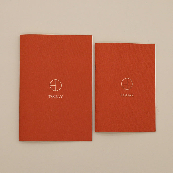 Terra Cotta Cloth Saddle Stitch Planner: A5