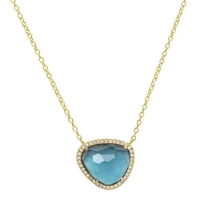 Marina Necklace: London Blue