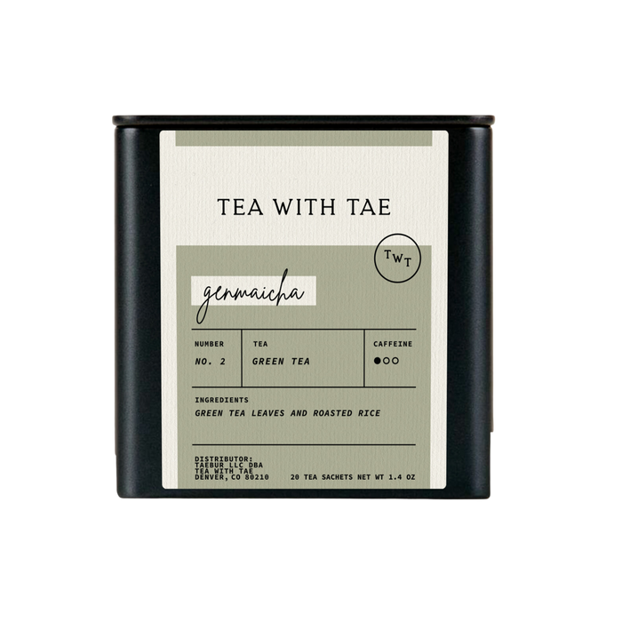 Genmaicha Traditional Green Tea Gift Tin (20 tea bags)