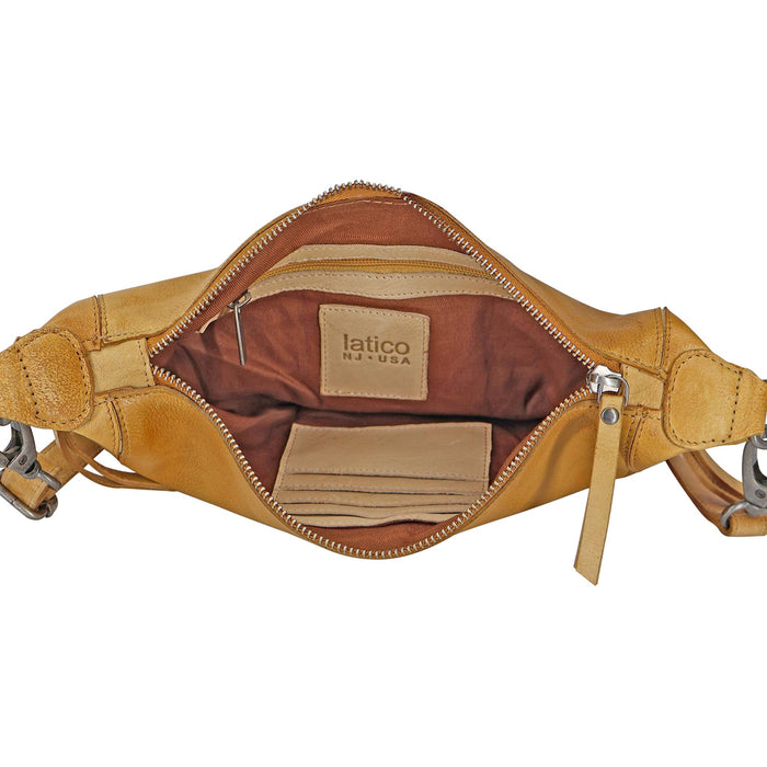 Crosby Handcrafted Leather Sling/Crossbody Bags: Mint