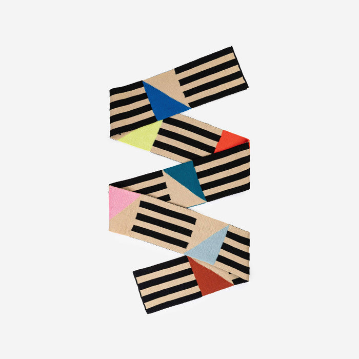 Sailboat Skinny Scarf: Cobalt