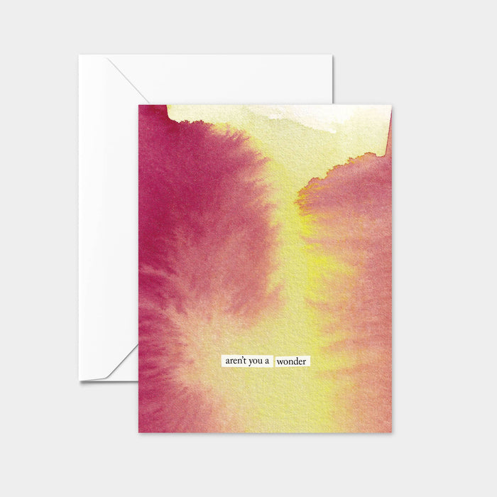 "Aren't you a wonder" Greeting Card