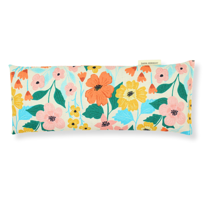 Eye Pillow: Cream Floral / Lavender