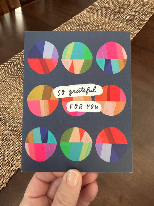 Grateful Patchwork Thank You Card